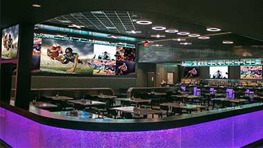 Sportsbook dining area