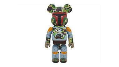 BAPE x STAR WARS BOBA FETT Bearbrick