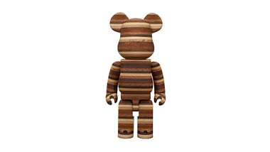 Karimoku Fragment Wooden Polygon Horizon Bearbrick