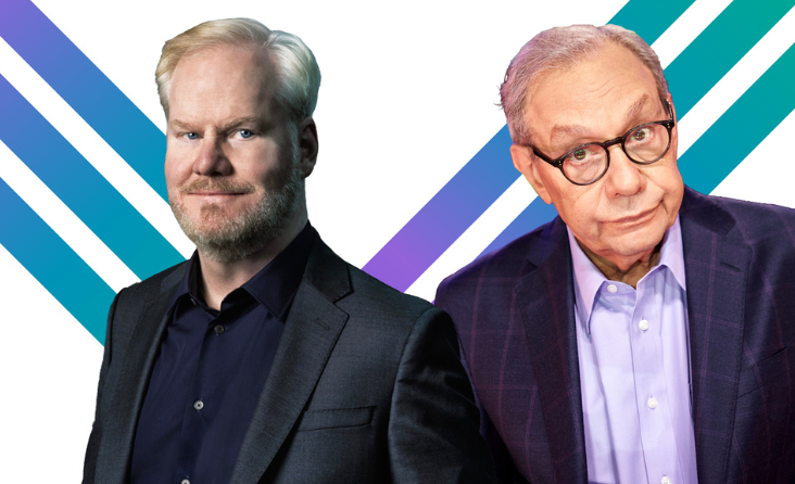 Jim Gaffigan and Lewis Black Headshots