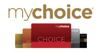mychoice logo and cards